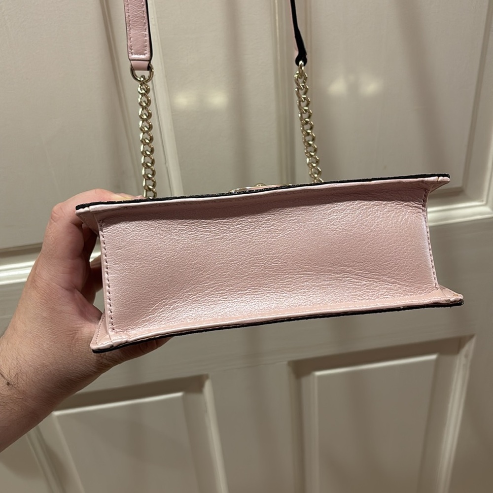Kate Spade Eden Sunset Lane Rose Gold Glitter Sparkle Crossbody Purse Bag - Picture 11 of 16
